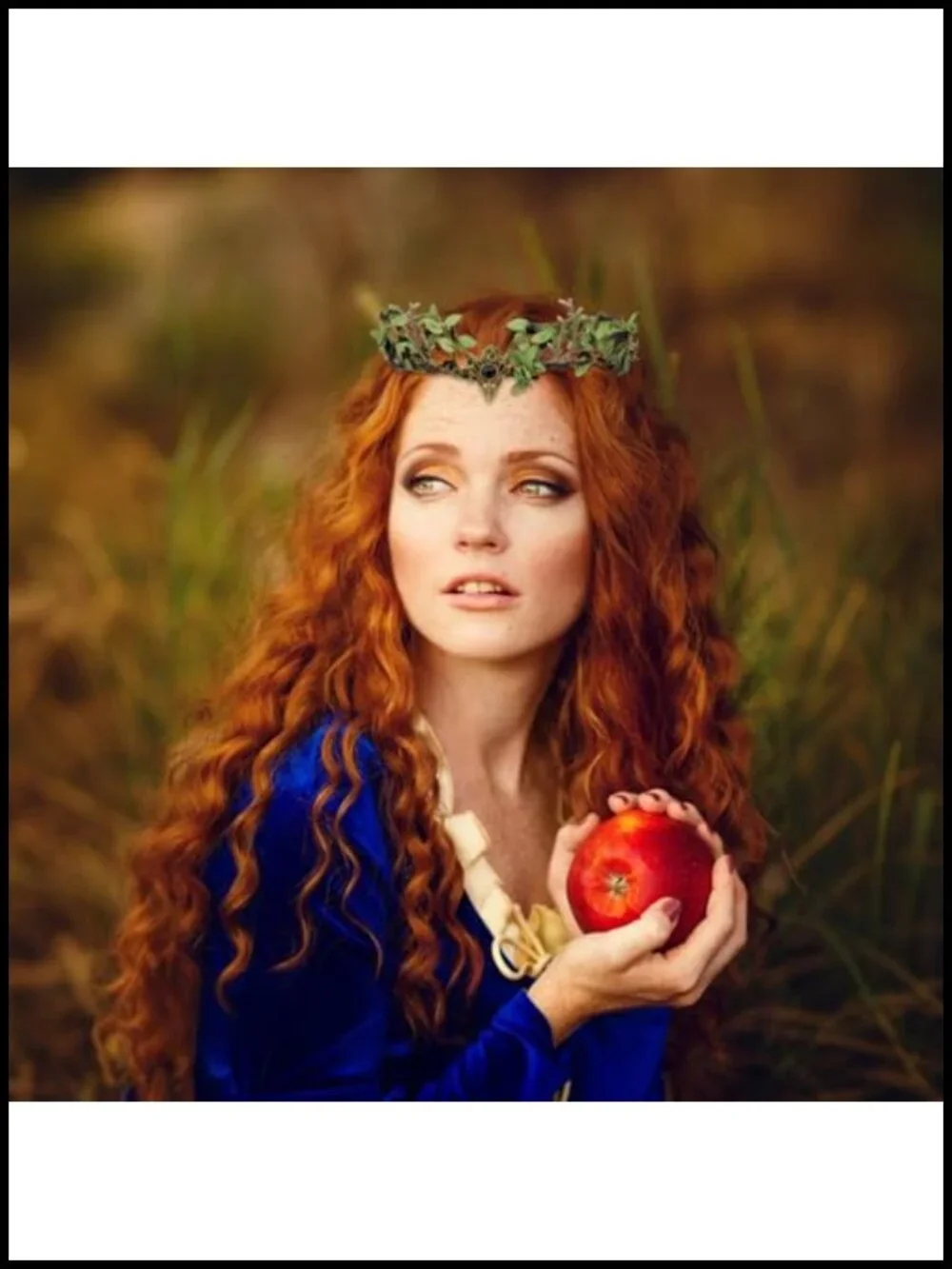 Elf Crown Fairy Headpiece with Antler V-Shape Leaf Circlet for Women Cosplay